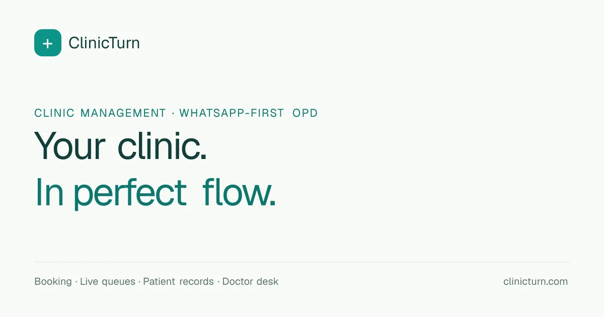 ClinicTurn — clinic management software by Sandeep Prajapati